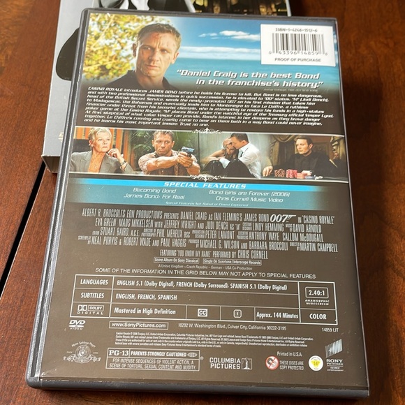 CASINO ROYALE 007 2-disc DVD video Daniel Craig - Picture 3 of 9